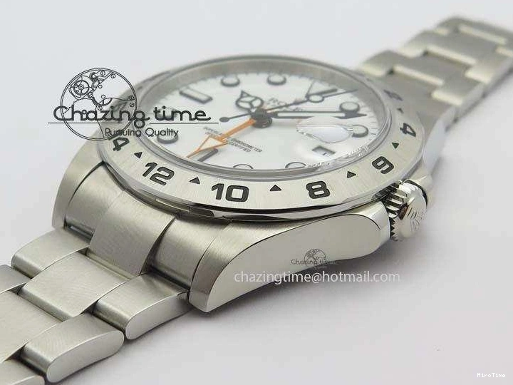 MiroTime 0412 Explorer II 42mm 216570 1:1 Noob Best Edition White Dial A3187 (Correct Hand Stack) Sophisticated 3837